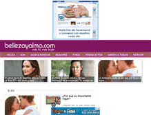 Tablet Screenshot of bellezayalma.com